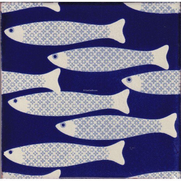 Mexican Talavera Tiles Fishes 